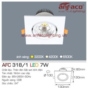 Led âm trần Anfaco AFC 318/1-7W