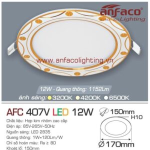 Led panel Anfaco AFC 407V-12W