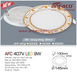 Led panel Anfaco AFC 407V-9W