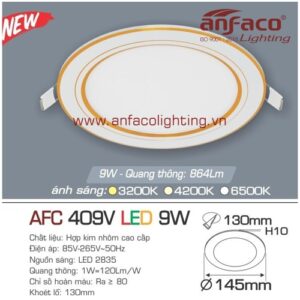 Led panel Anfaco AFC 409V-9W