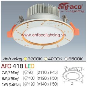 Led âm trần Anfaco AFC 418-9W