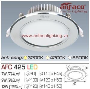 Led âm trần Anfaco AFC 425-9W