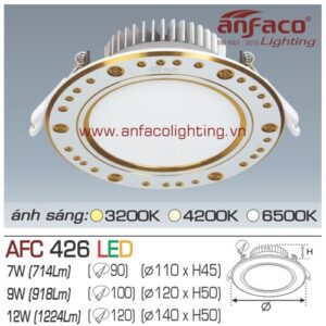 Led âm trần Anfaco AFC 426-9W