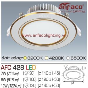 Led âm trần Anfaco AFC 428-9W