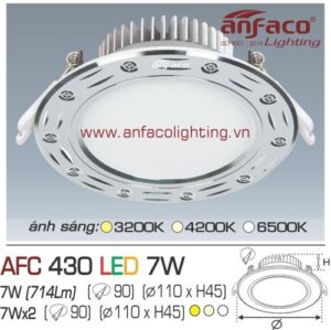 Led âm trần Anfaco AFC 430-7W