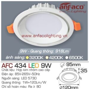 Led âm trần Anfaco AFC 434-9W