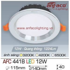 Led âm trần Anfaco AFC 441B-12W