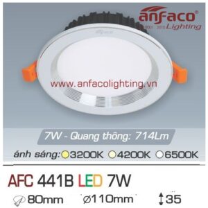 Led âm trần Anfaco AFC 441B-7W