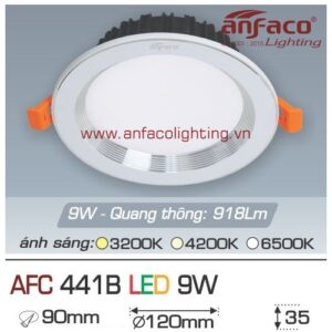 Led âm trần Anfaco AFC 441B-9W