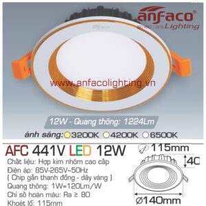 Led âm trần Anfaco AFC 441V-12W