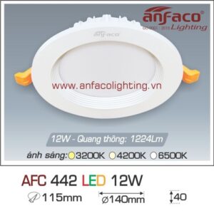 Led âm trần Anfaco AFC 442-12W