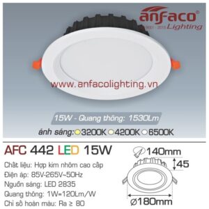 Led âm trần Anfaco AFC 442-15W