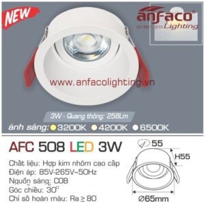 Led âm trần Anfaco AFC 508-3W