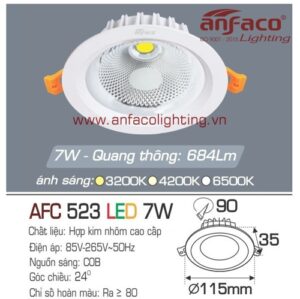 Led âm trần Anfaco AFC 523-7W