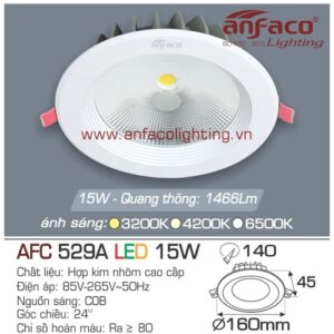 Led âm trần Anfaco AFC 529A-15W