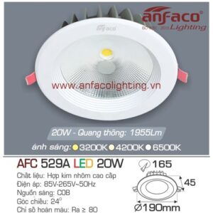 Led âm trần Anfaco AFC 529A-20W