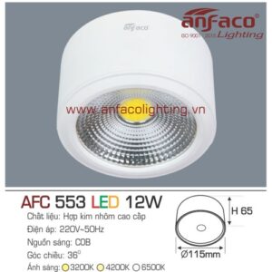 Led downlight nổi AFC 553-12W