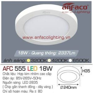 Led panel nổi AFC 555-18W