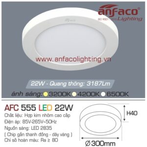 Led panel nổi AFC 555-22W