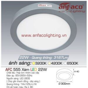 LED panel nổi AFC 555 xám 22W