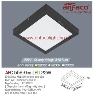 LED panel nổi AFC 556 đen 22W