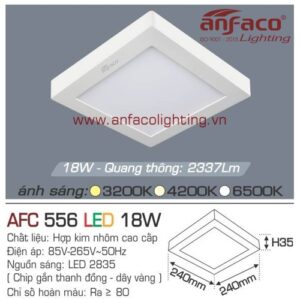 LED panel nổi AFC 556-18W