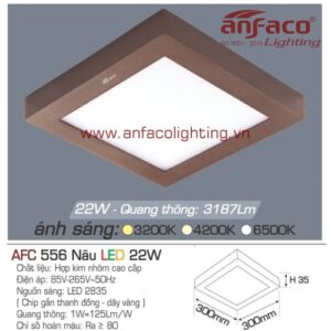 LED panel nổi AFC 556 nâu 22W