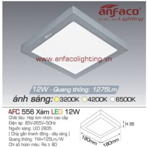 LED panel nổi AFC 556 xám 12W