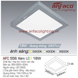 LED panel nổi AFC 556 xám 18W