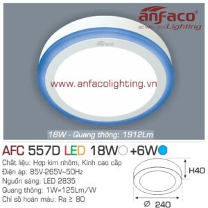 LED ốp trần nổi AFC 557D-18W+6W