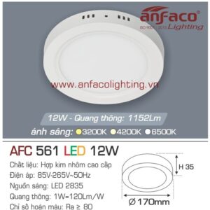 LED ốp trần nổi AFC 561-12W