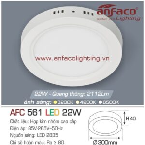 LED ốp trần nổi AFC 561-22W