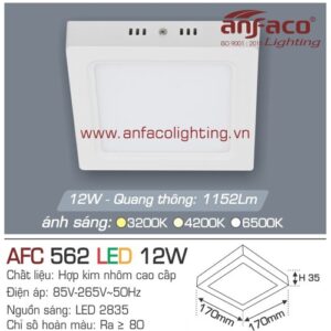 LED ốp trần nổi AFC 562-12W