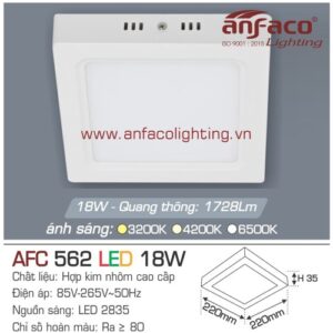 LED ốp trần nổi AFC 562-18W