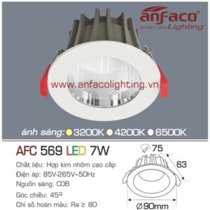 Led âm trần Anfaco AFC 569-7W