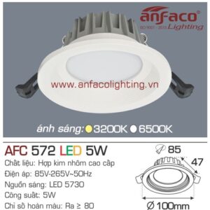 Led âm trần Anfaco AFC 572-5W