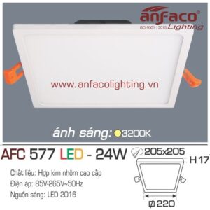 Led âm trần Anfaco AFC 577-24W