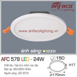 Led âm trần Anfaco AFC 578-24W