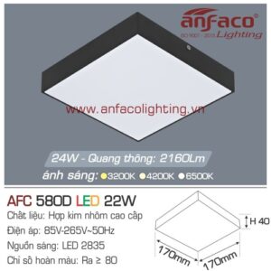 Led panel nổi AFC 580D-22W