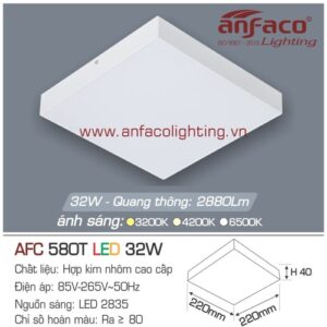 Led panel nổi AFC 580T-32W