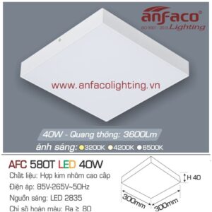 Led panel nổi AFC 580T-40W