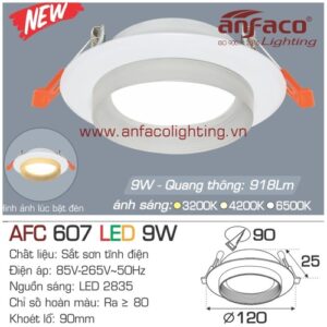 Led âm trần Anfaco AFC 607-9W