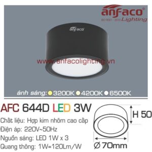 Led downlight nổi AFC 644D-3W