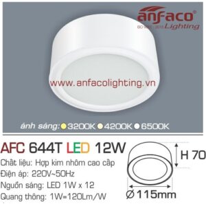 Led downlight nổi AFC 644T-12W