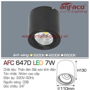 Led downlight nổi AFC 647D-7W