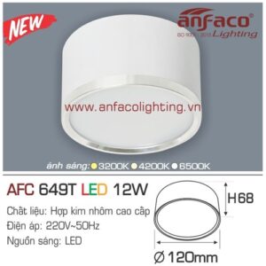 Led downlight nổi AFC 649T-12W