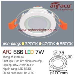 Led âm trần Anfaco AFC 666-7W