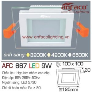 Led âm trần Anfaco AFC 667-9W