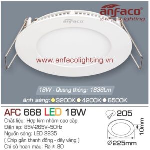 Led panel Anfaco AFC 668-18W