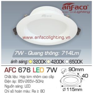 Led âm trần Anfaco AFC 676-7W